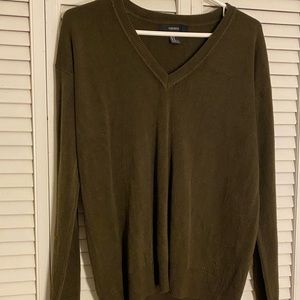 Brown V-Neck Sweater